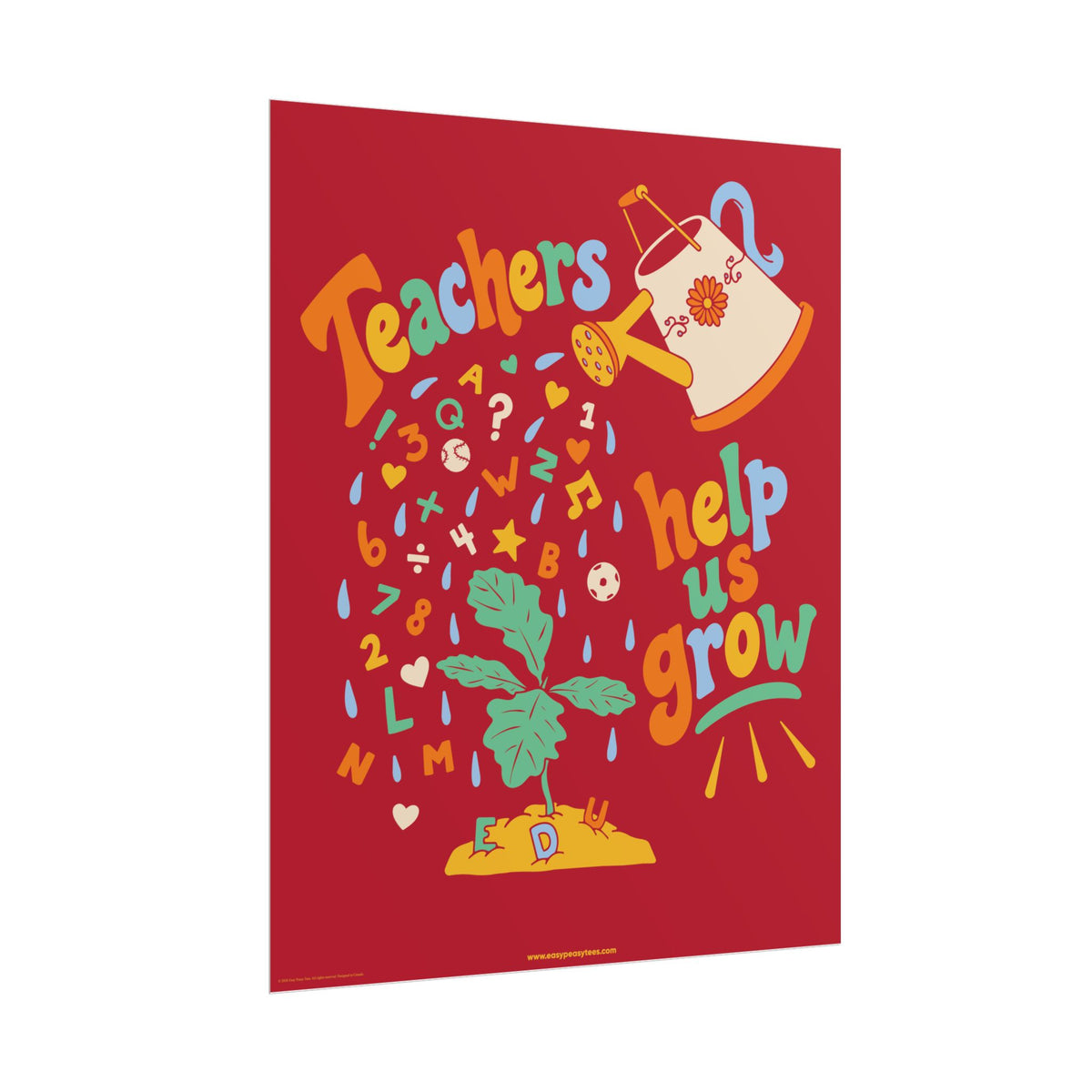 Poster | Celebrate Teachers | - Matte Art Poster (8×10 and 16×20)