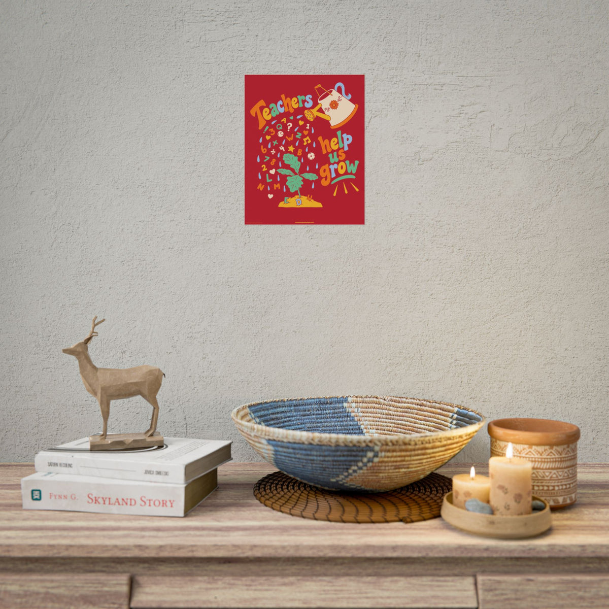 Poster | Celebrate Teachers | - Matte Art Poster (8×10 and 16×20)