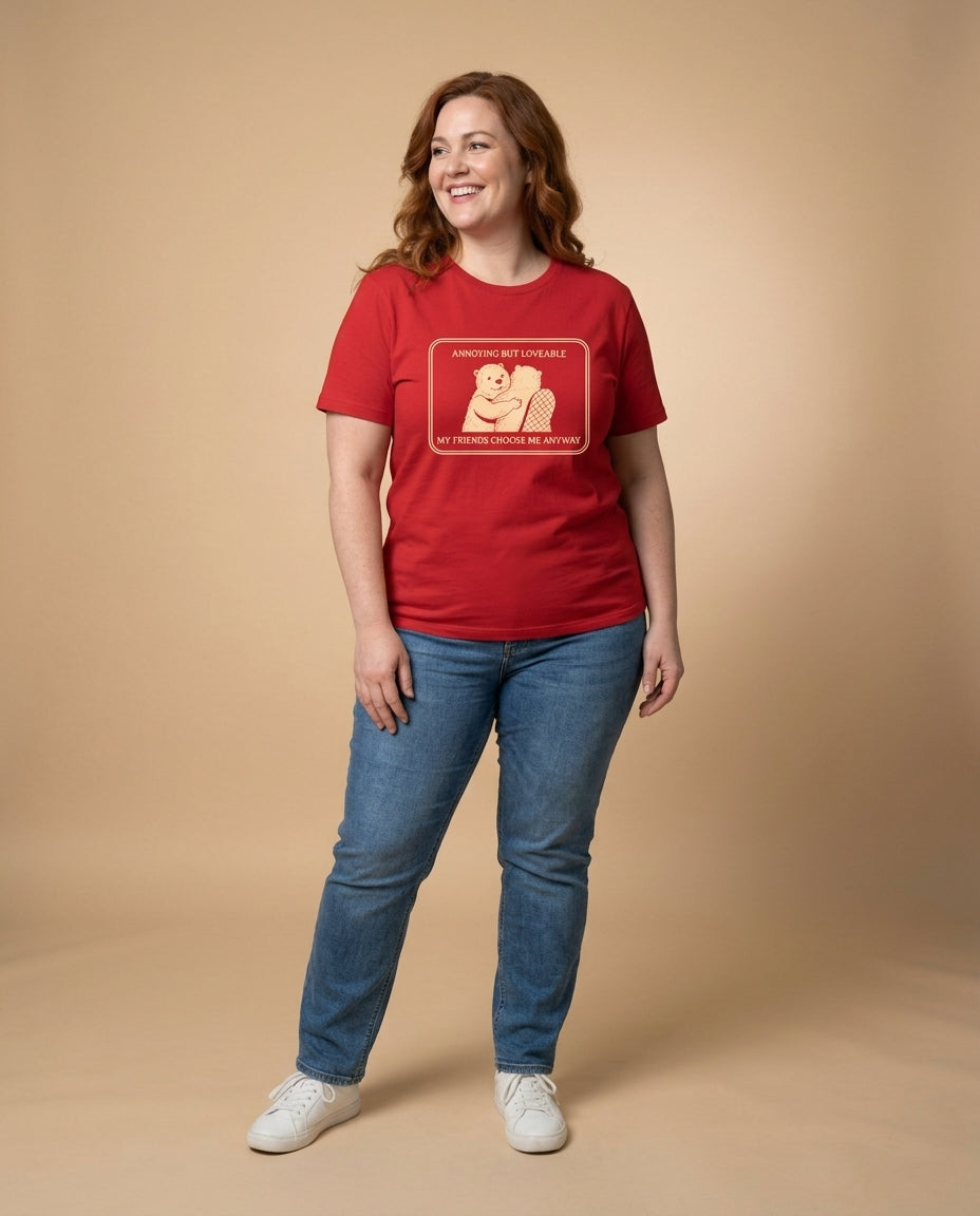Tee Treat | Friendship Day | Curvy Pea (Women's Cut)