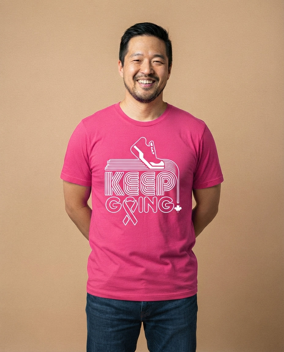 Purpose Tee | Keep Going (Pink) | Big Pea (Unisex Adult)