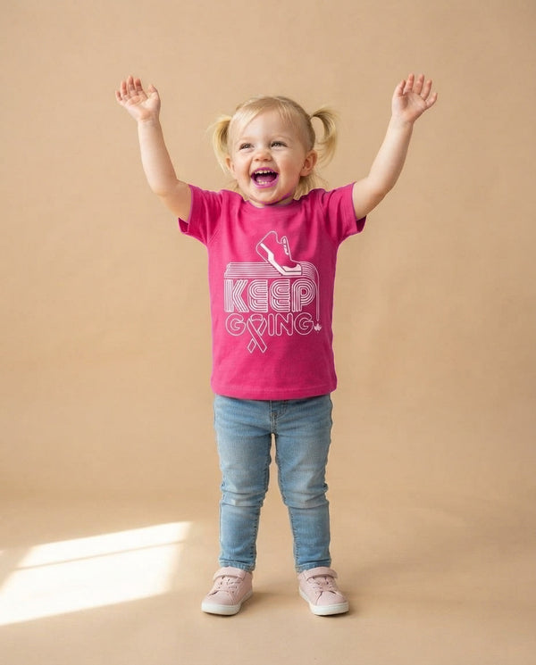 Purpose Tee | Keep Going (Pink) | Mini Pea (Toddler)