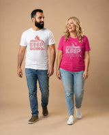 Purpose Tee | Keep Going (Pink) | Curvy Pea (Women's Cut)