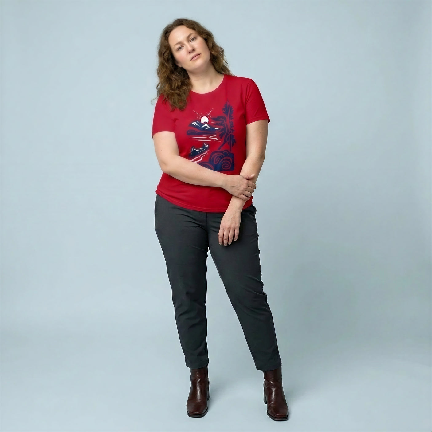 Tee Treat | Curvy Pea (Women's Cut) | Canada at Heart