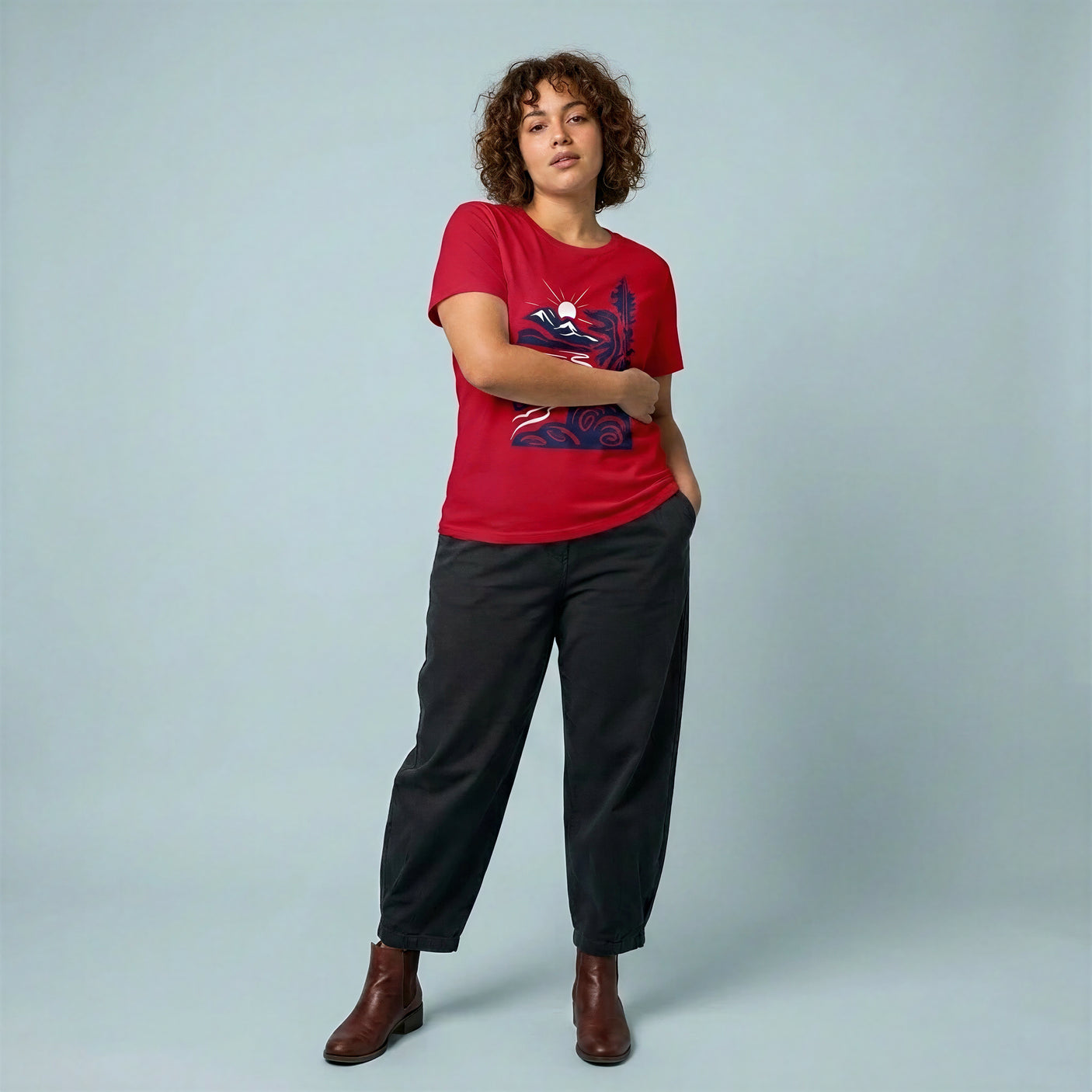 Tee Treat | Curvy Pea (Women's Cut) | Canada at Heart