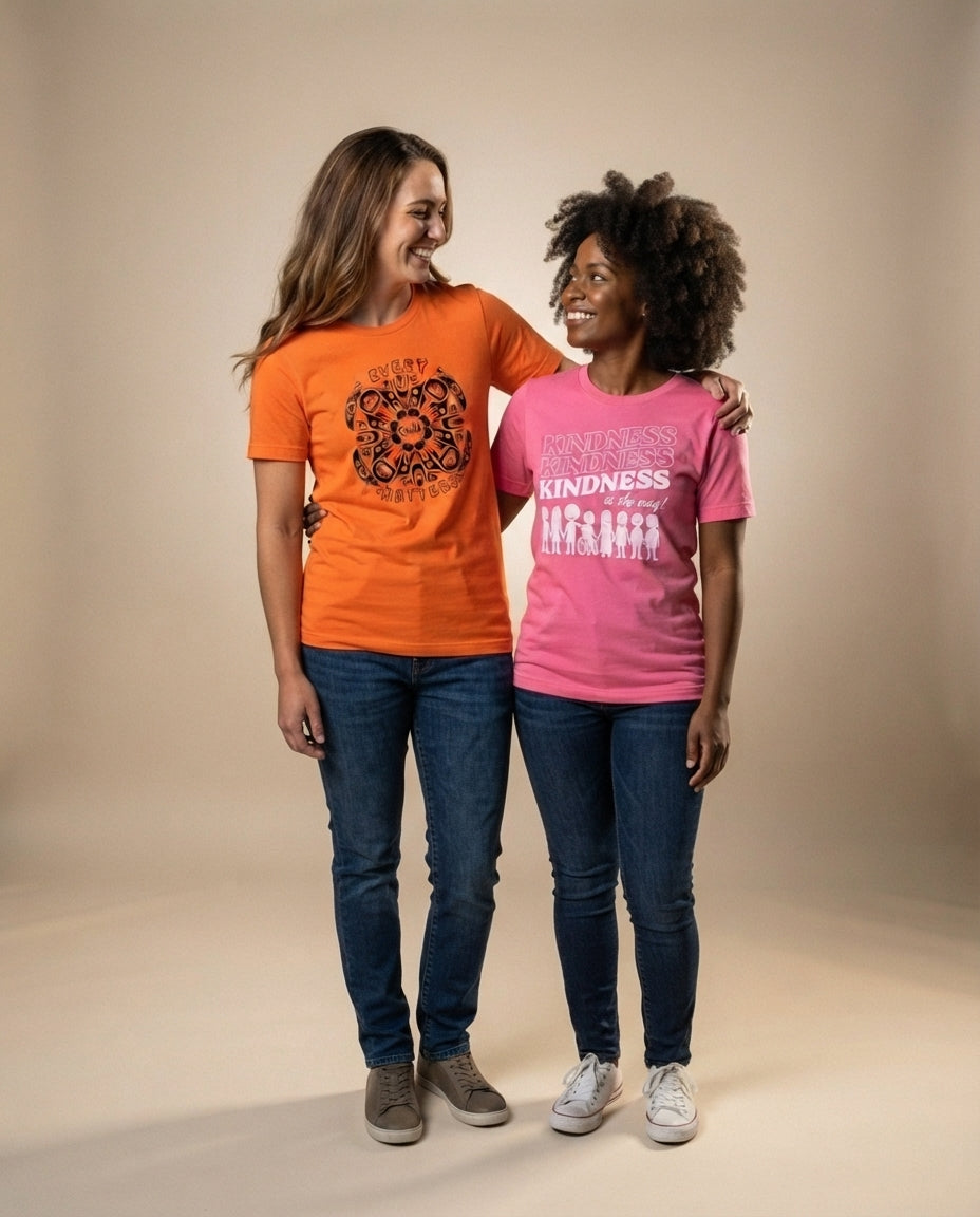 Back-to-School Essentials bundle, both tees worn together