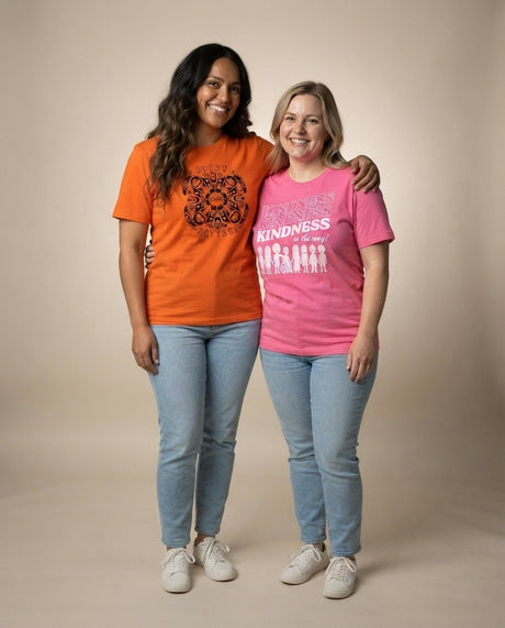 Back-to-School Essentials bundle, both tees worn together