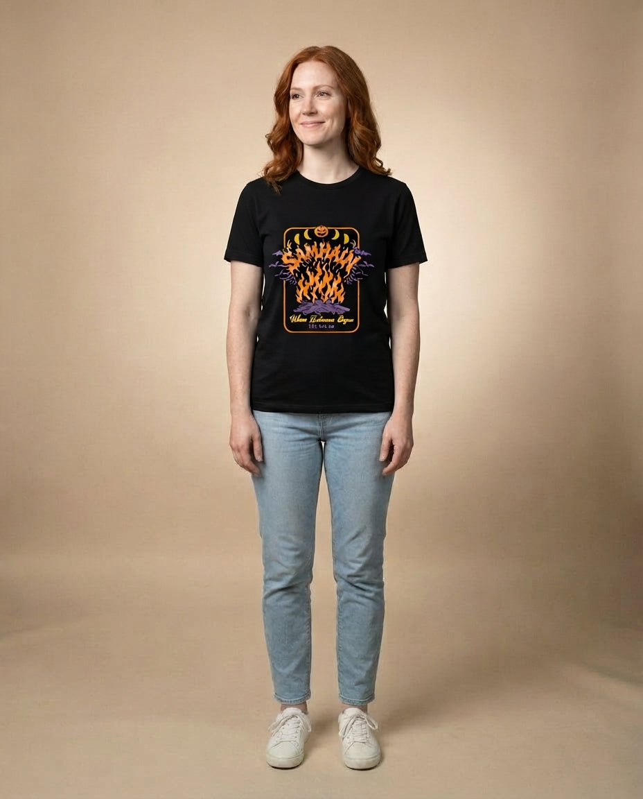 Tee Treat | Curvy Pea (Women's Cut) | Halloween