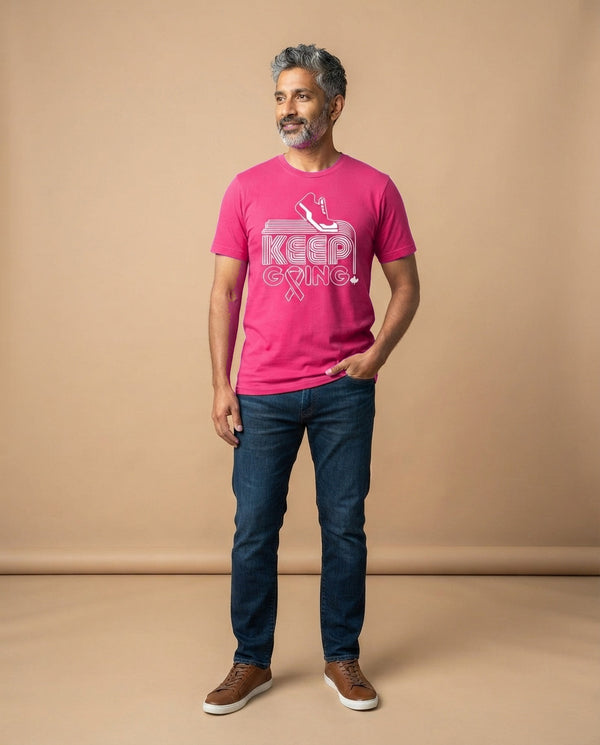 Purpose Tee | Keep Going (Pink) | Big Pea (Unisex Adult)