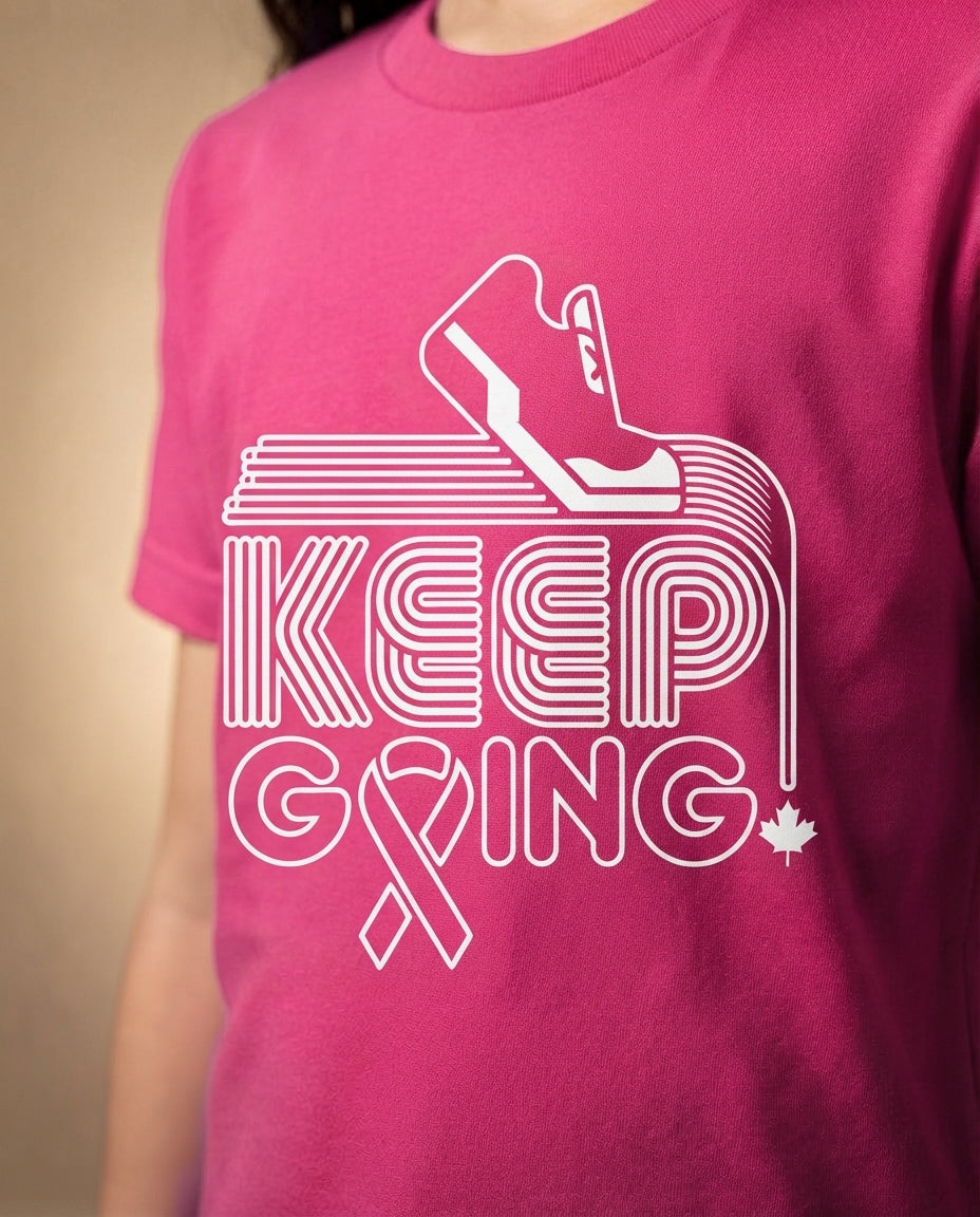 Purpose Tee | Keep Going (Pink) | Little Pea (Youth)