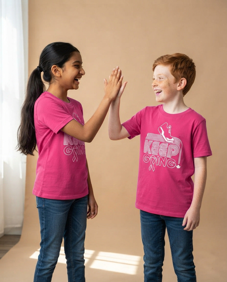 Purpose Tee | Keep Going (Pink) | Little Pea (Youth)