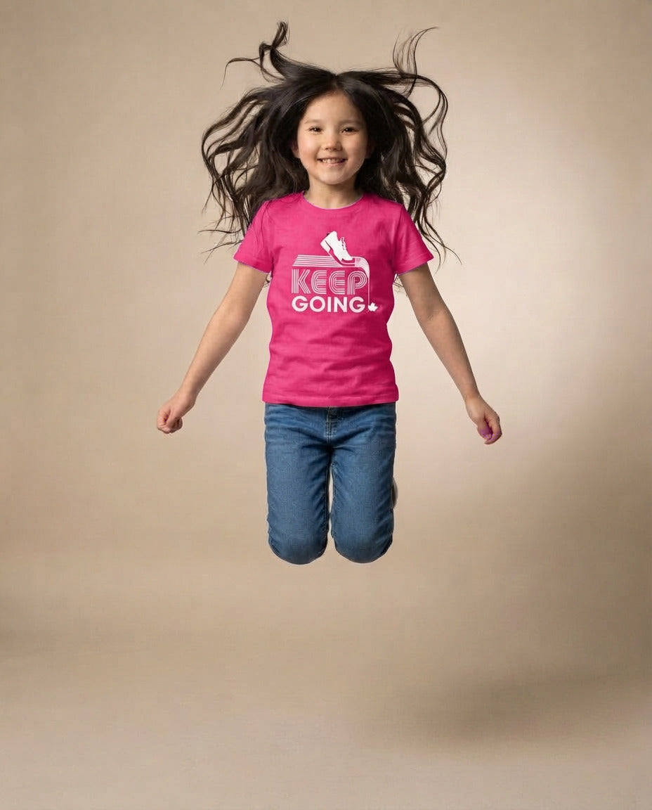Purpose Tee | Little Pea (Youth) | Keep Going (Pink)