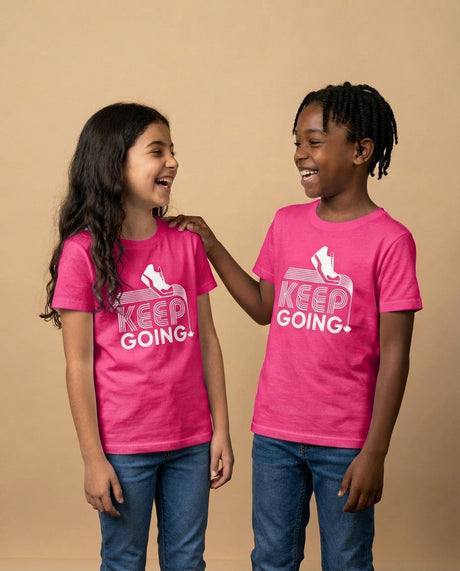 Purpose Tee | Little Pea (Youth) | Keep Going (Pink)