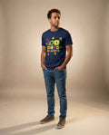 Tee Treat | Big Pea (Unisex Adult) | 100 Days of School (Navy)