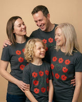 Remembrance Day family, two distinct women