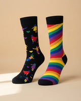 Pride Socks | Rainbow Mismatched Pair