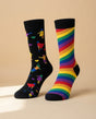 Pride Socks | Rainbow Mismatched Pair
